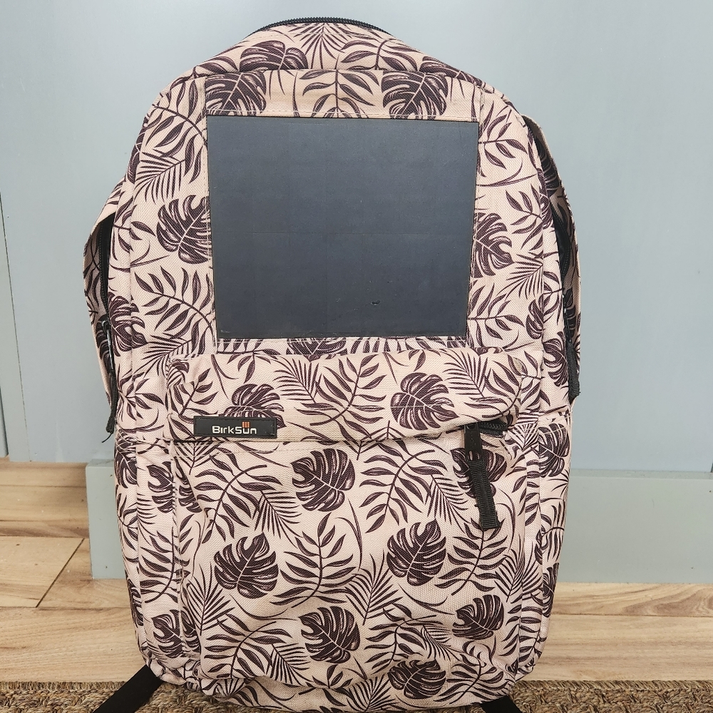 Birksun solar panel backpack with USB